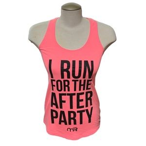 Next Level Apparel Pink Tank Top Small